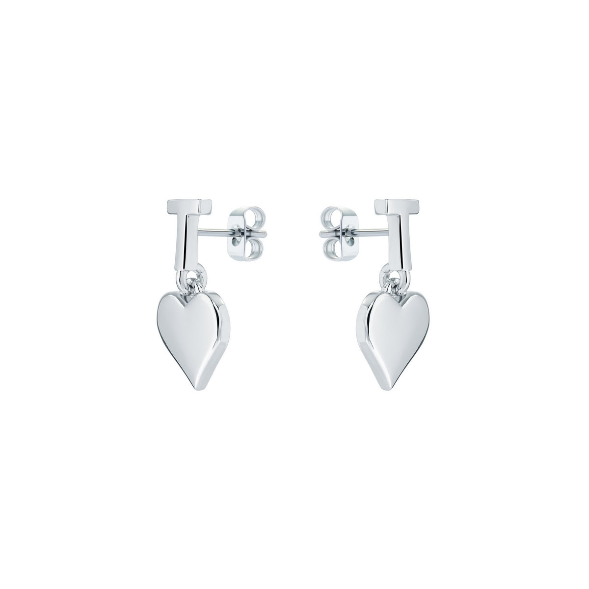 ted baker hati tee heart silver tone drop earring