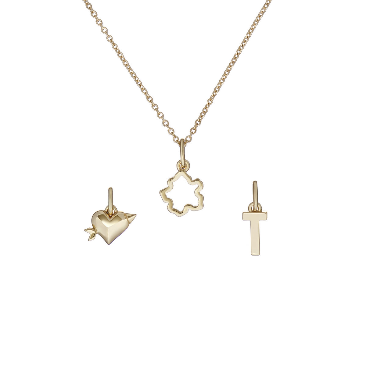 ted baker amyas: charmed choker gift set gold tone