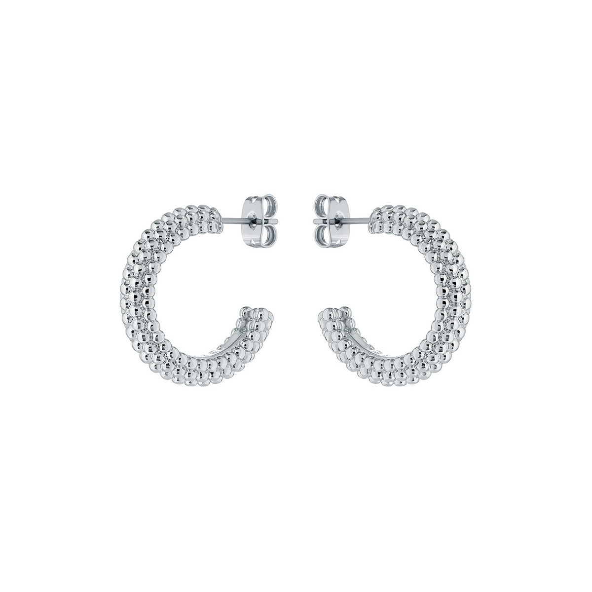 ted baker dotetta: dotty hoop earrings silver tone
