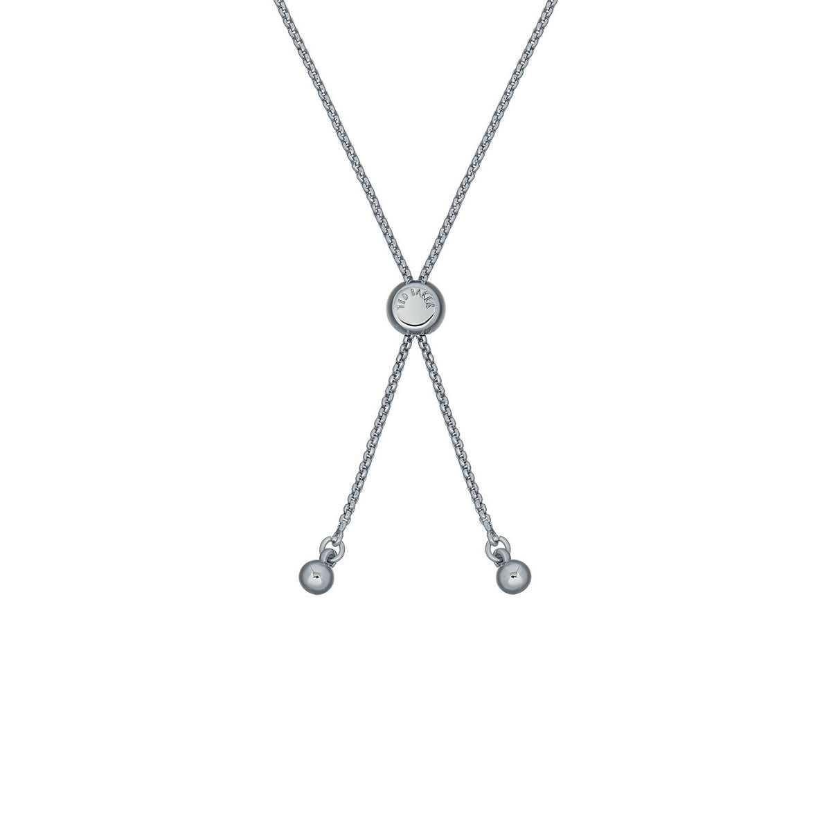 ted baker barset: crystal bow adjustable bracelet silver tone, clear crystal