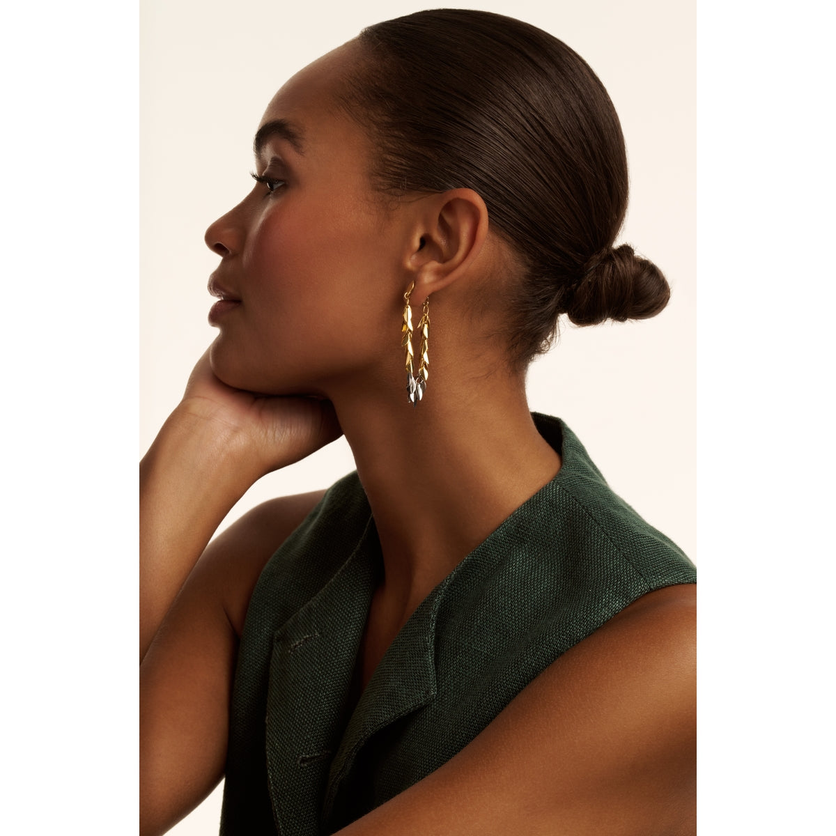 ted baker pemia: petal fringe ear loop earrings