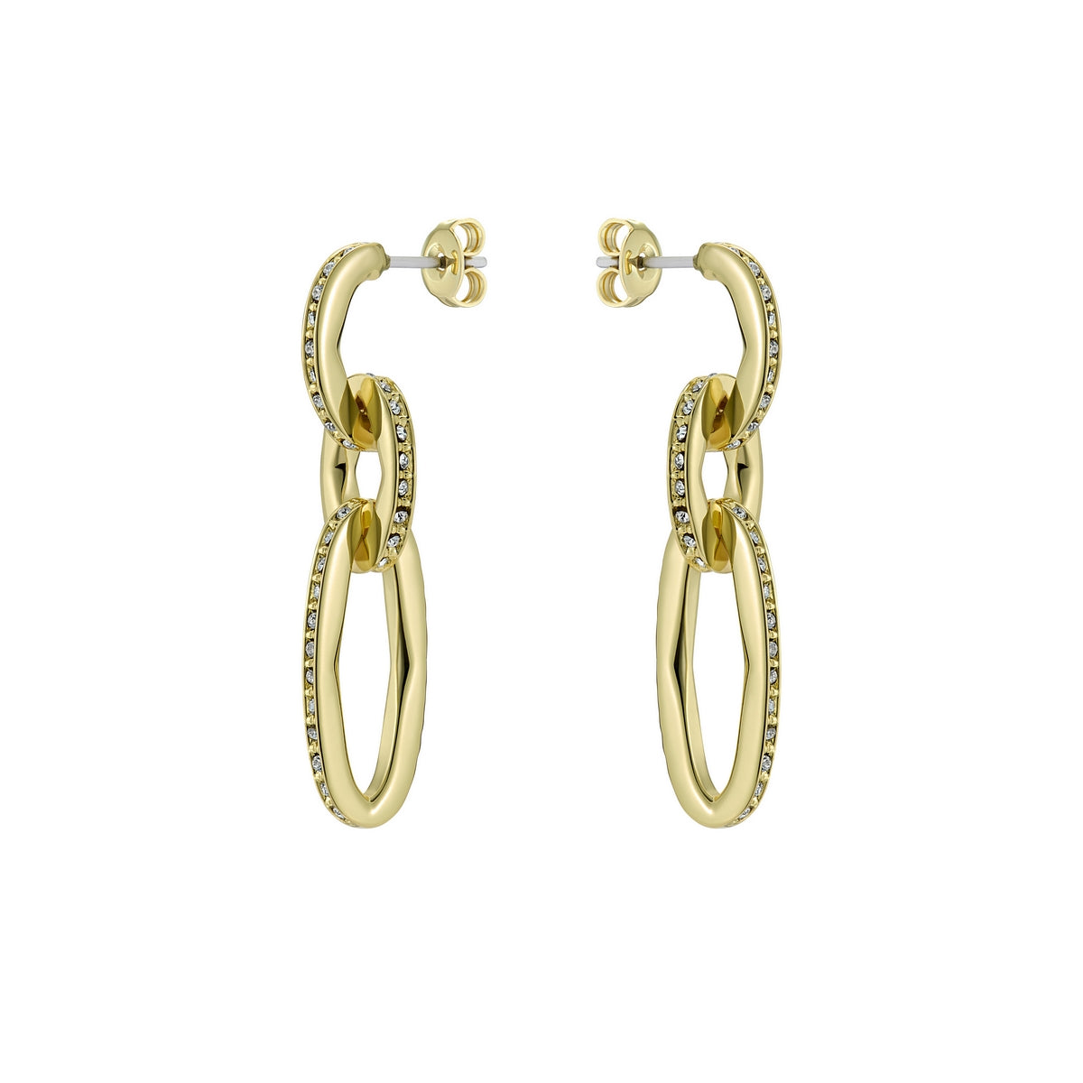 ted baker shirina: crystal shimmer gold tone drop  earrings