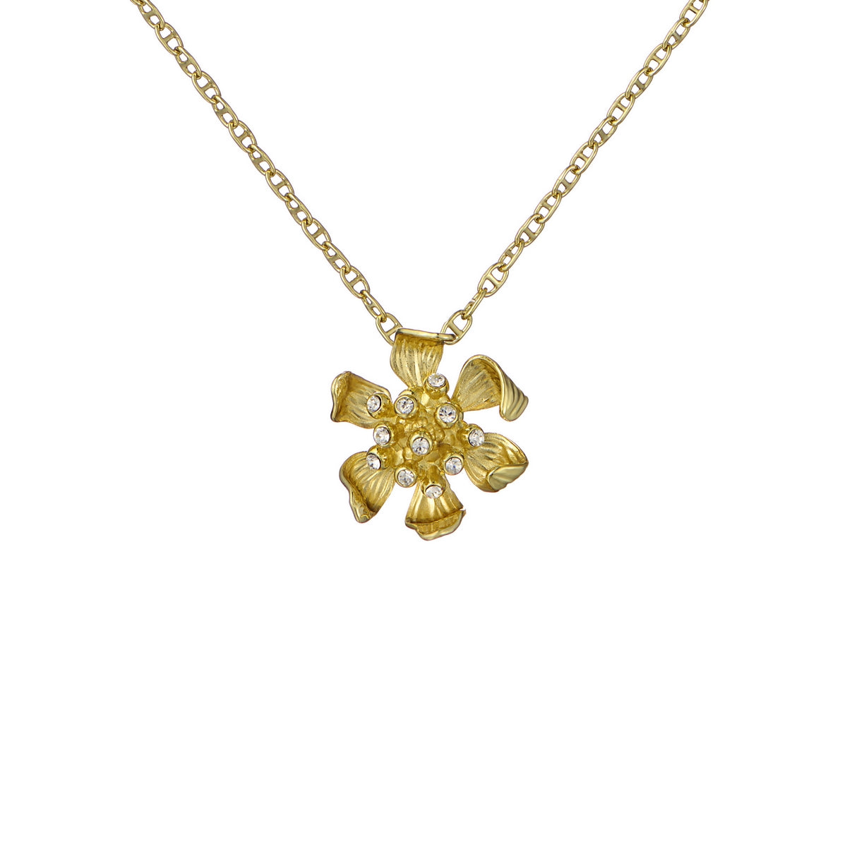 ted baker furina: furled flower pendant necklace