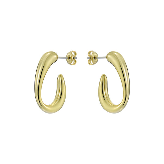 ted baker corie: contour hoop earrings