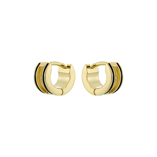 ted baker rolo: classic colour enamel roll huggie earrings