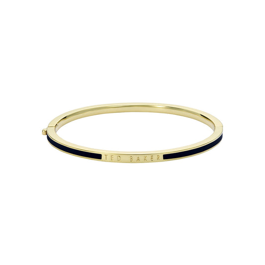 ted baker roley: classic colour enamel slim gold tone bangle bracelet