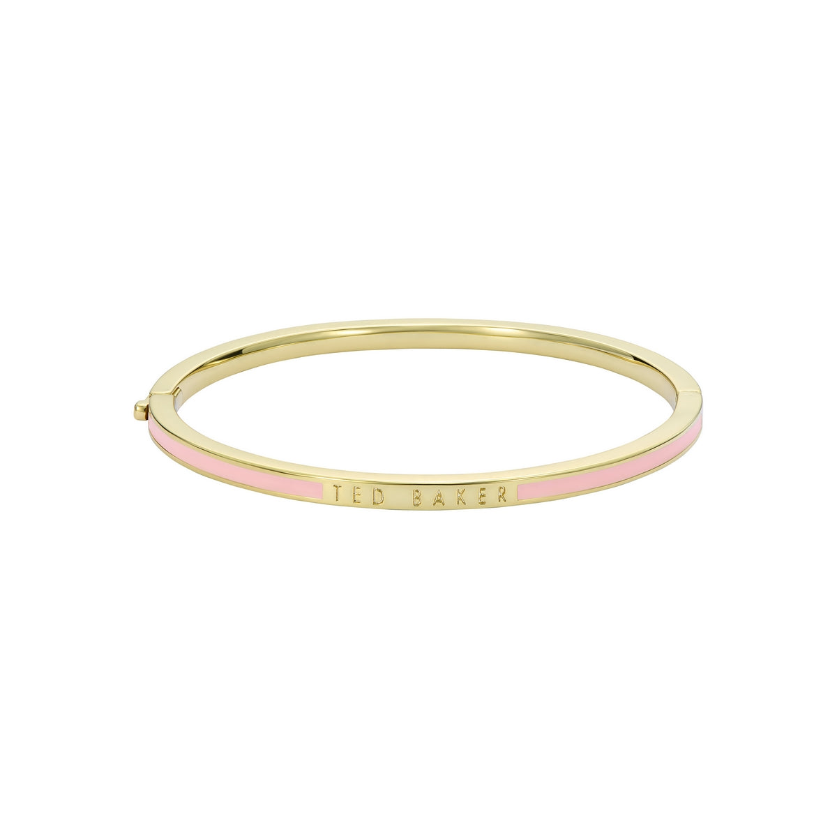 ted baker roley: classic colour enamel slim gold tone bangle bracelet