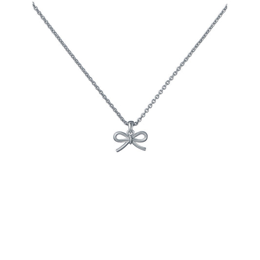 ted baker blaire: mini metal bow pendant necklace
