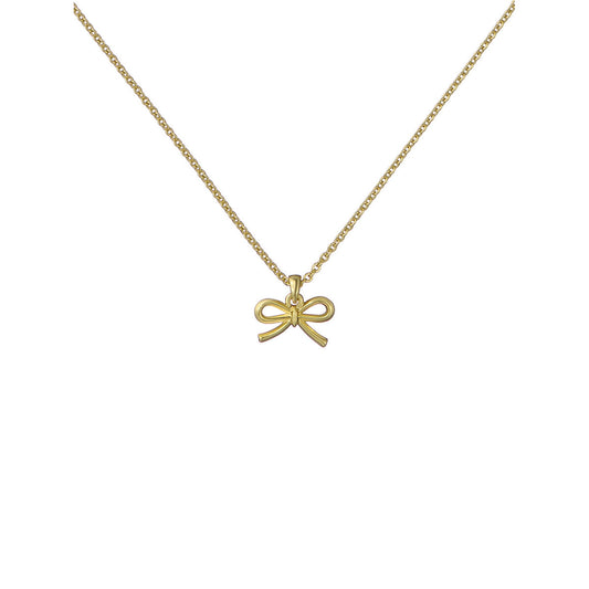 ted baker blaire: mini metal bow pendant necklace