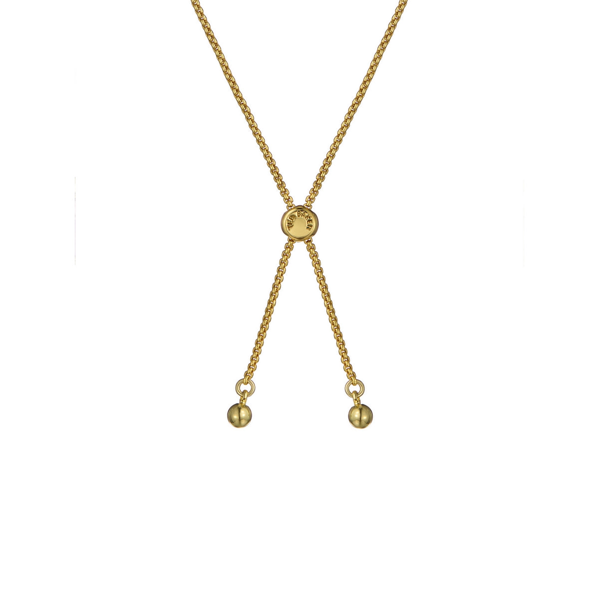 ted baker juliet: jewel chain crysta gold tonel drawstring bracelet